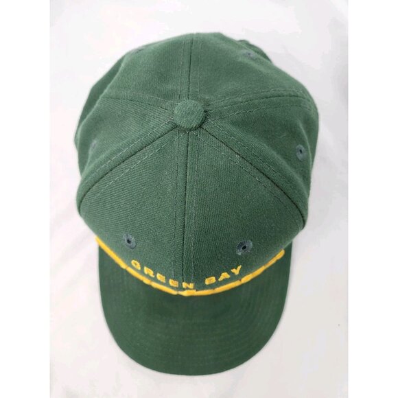Green Bay Packers New Era 59Fifty Snapback Hat Green Script Retro Side Logo - Picture 7 of 10